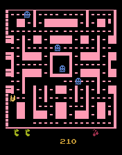 Ms. Pac-Man Black